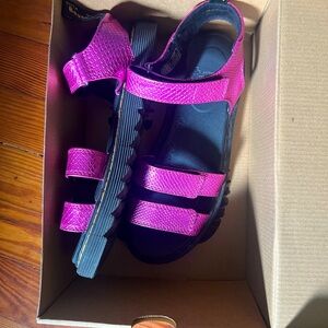 Dr. Martens pink sandals